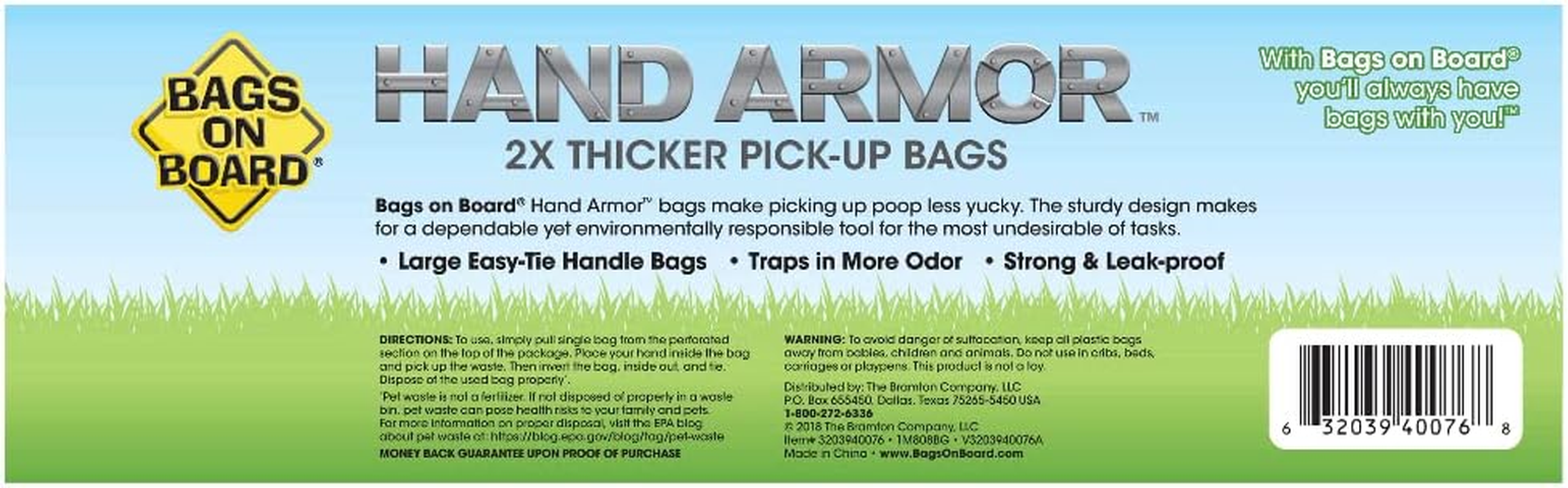 Bags on Board Dog Poop Bags | Extra Thick Waste Pickup Bags with Easy Tie Handles | Easy Dispensing Drawer Pack | 200 Count image number 6