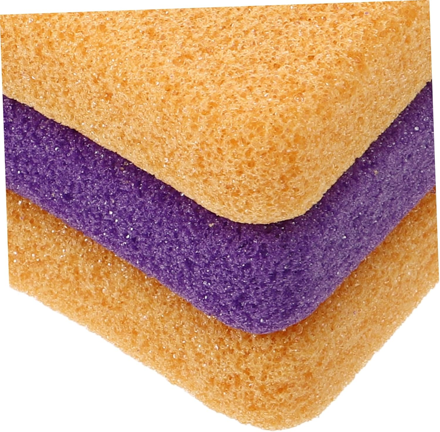 GANAZONO 3Pcs Natural Pumice Stone Exfoliating Tool for Dead Skin Removal Rough Grinding Foot File with Comfortable Grip Skin-Friendly Pedicure Stones for Callus Care and Random Color image number 6