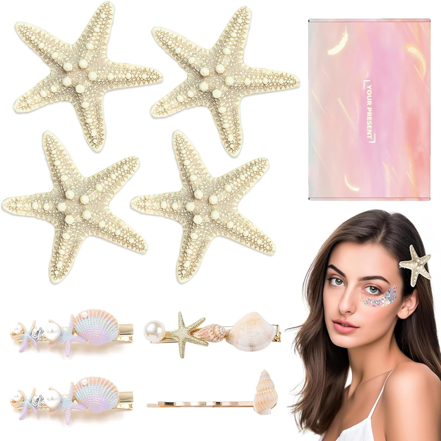 Claw Clip,Hair Clips,Claw Clips for Thick or Thin Hair,Hair Claw Clips for Women, Hair Accessories for Girls(8Pcs)