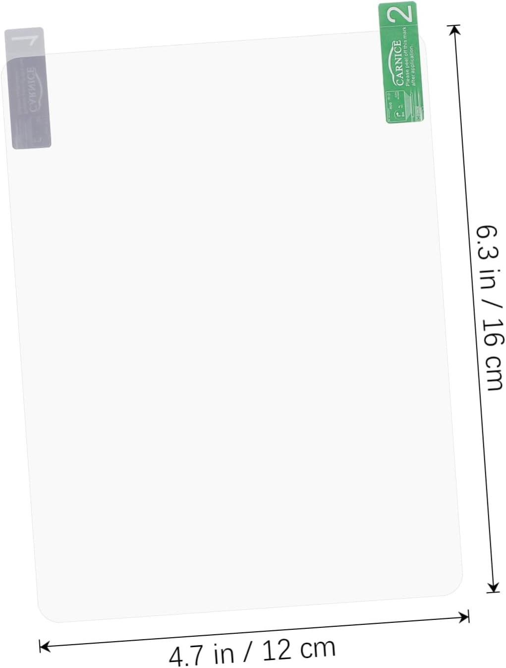 Jojofuny 2Pcs Reflective Film for Head-Up Display Windscreen Reflective Film Car Electronics Use Navigation image number 6