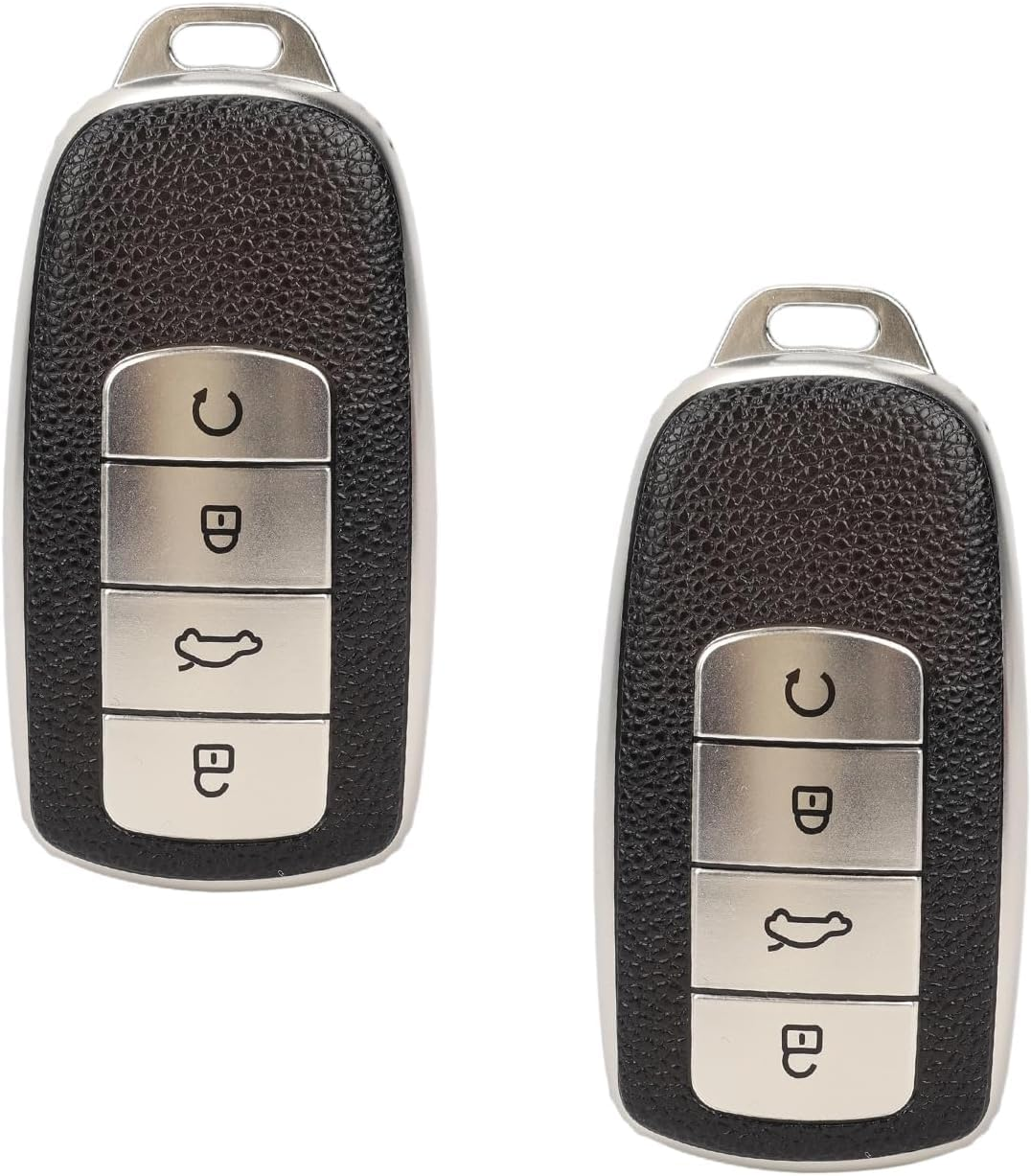 2 Pcs Car Smart Key Fob Case TPU Car Key Protection Cover Compatible with Chery Omoda 5 Compatible with Tiggo 8 Pro (Green)