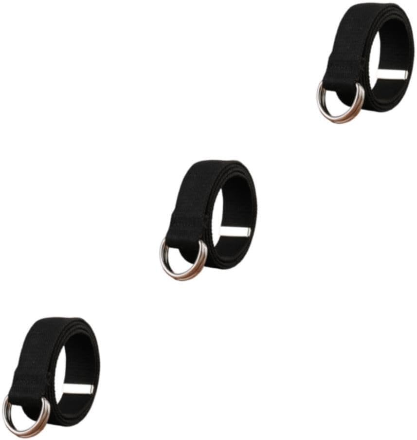 Canvas Metal Waist Belt Men Women Unfading Dual Ring Trimmable Adjustable Stylish Breathable Jeans Belts Waistband