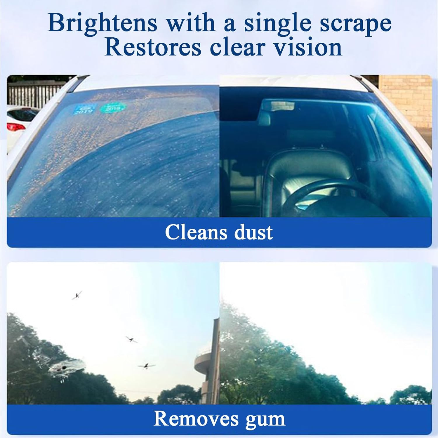 Car Glass Oil Film Remover | 150Ml Scratch Care Polishing | Automotive Oil Film Cleaning Fluid,For Truck Motorcycle and Dust Removal image number 4