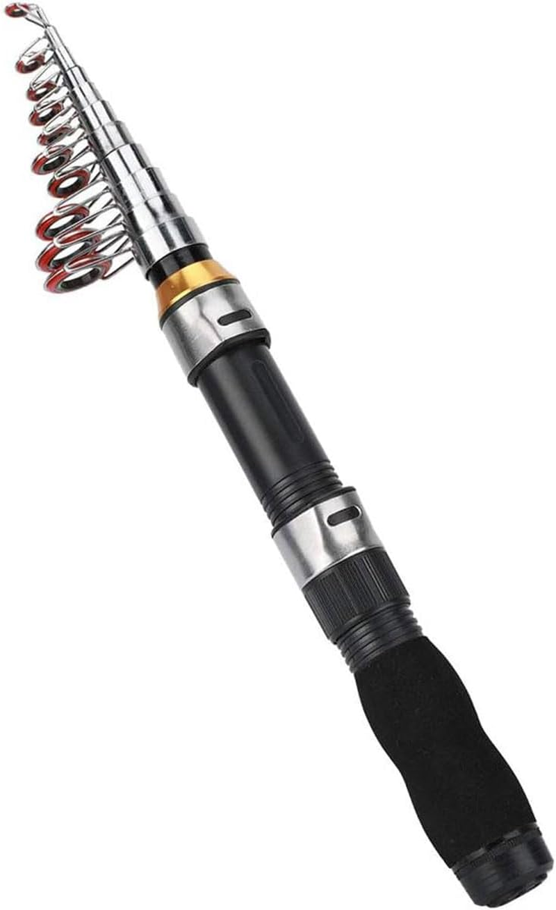 AIMALL Telescopic Pocket Fishing Rod 92.5In & 67.7In Mini Ultra Short Portable Fishing Pole for Sea Lake River Travel with Durable Handle Compact Storage image number 3