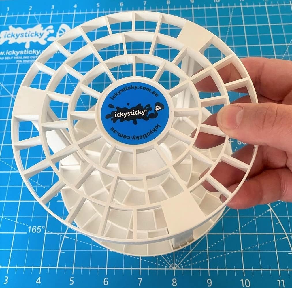 Ickysticky Paint Brush Stand Multifunction Penholder round White Paint Brush Holder Organizer Paint Brush Holder Stand image number 2