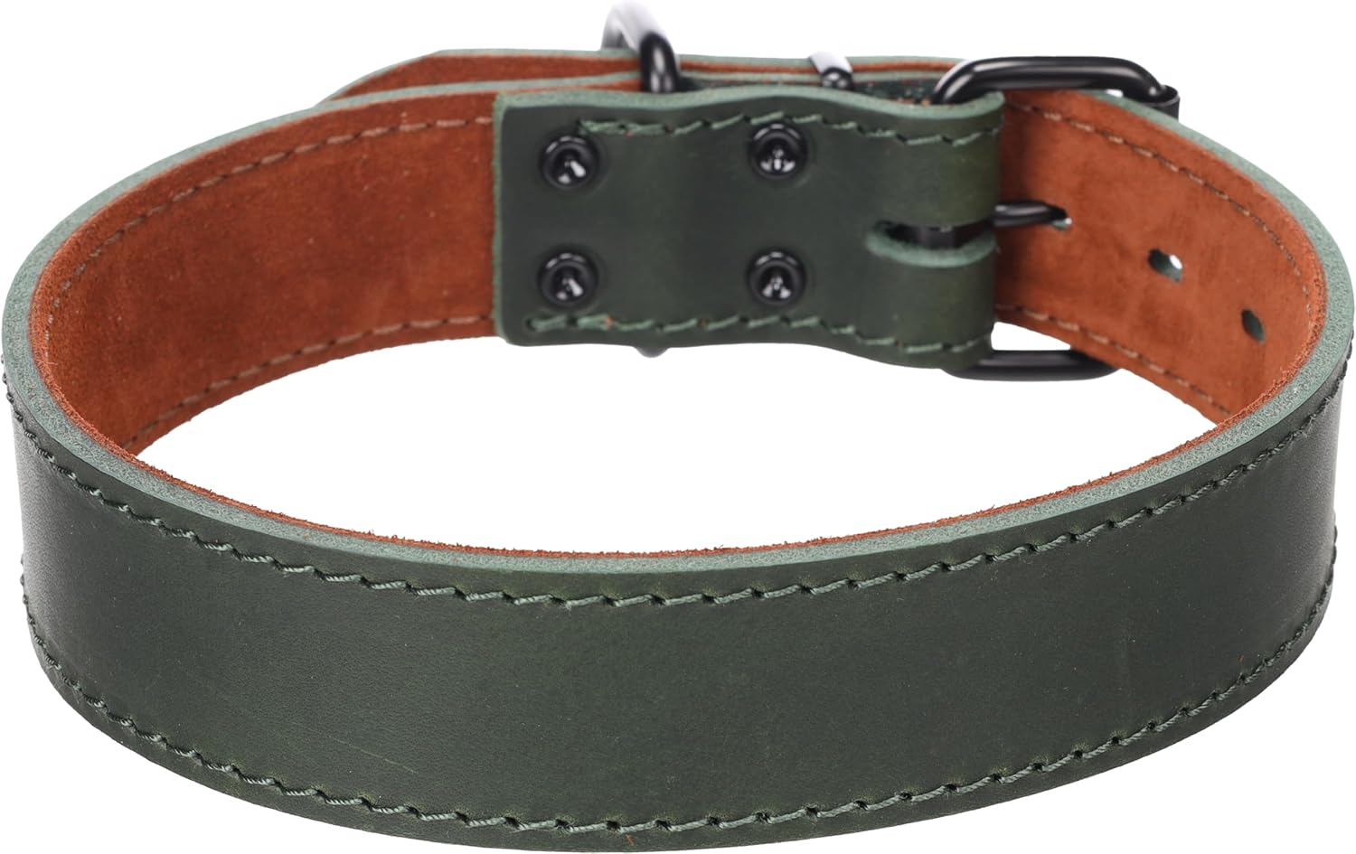 Dog Collar Montana Green XL 49-59Cm 40Mm image number 1