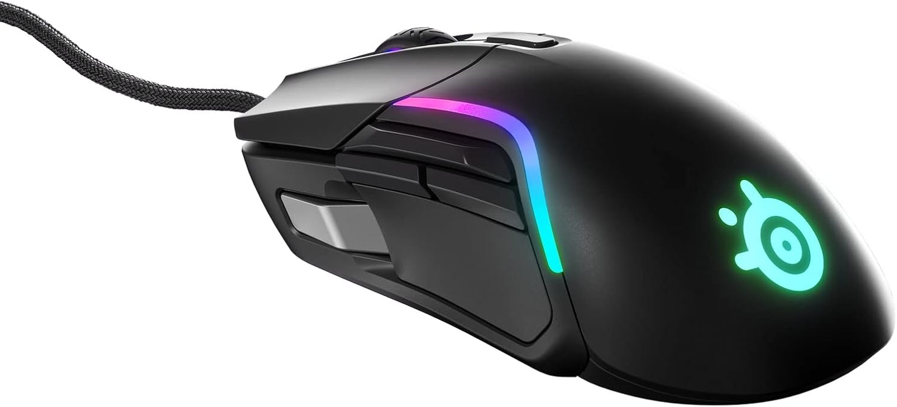 Steelseries Rival 3 Wireless 6-Button 96-106G Gaming Mouse, Prism 1-Zone RGB Illumination, 18,000 CPI Truemove Air Optical Sensor, 2.4Ghz USB or Bluetooth Connection, 100 up to 400 Hours (AA Battery) image number 6
