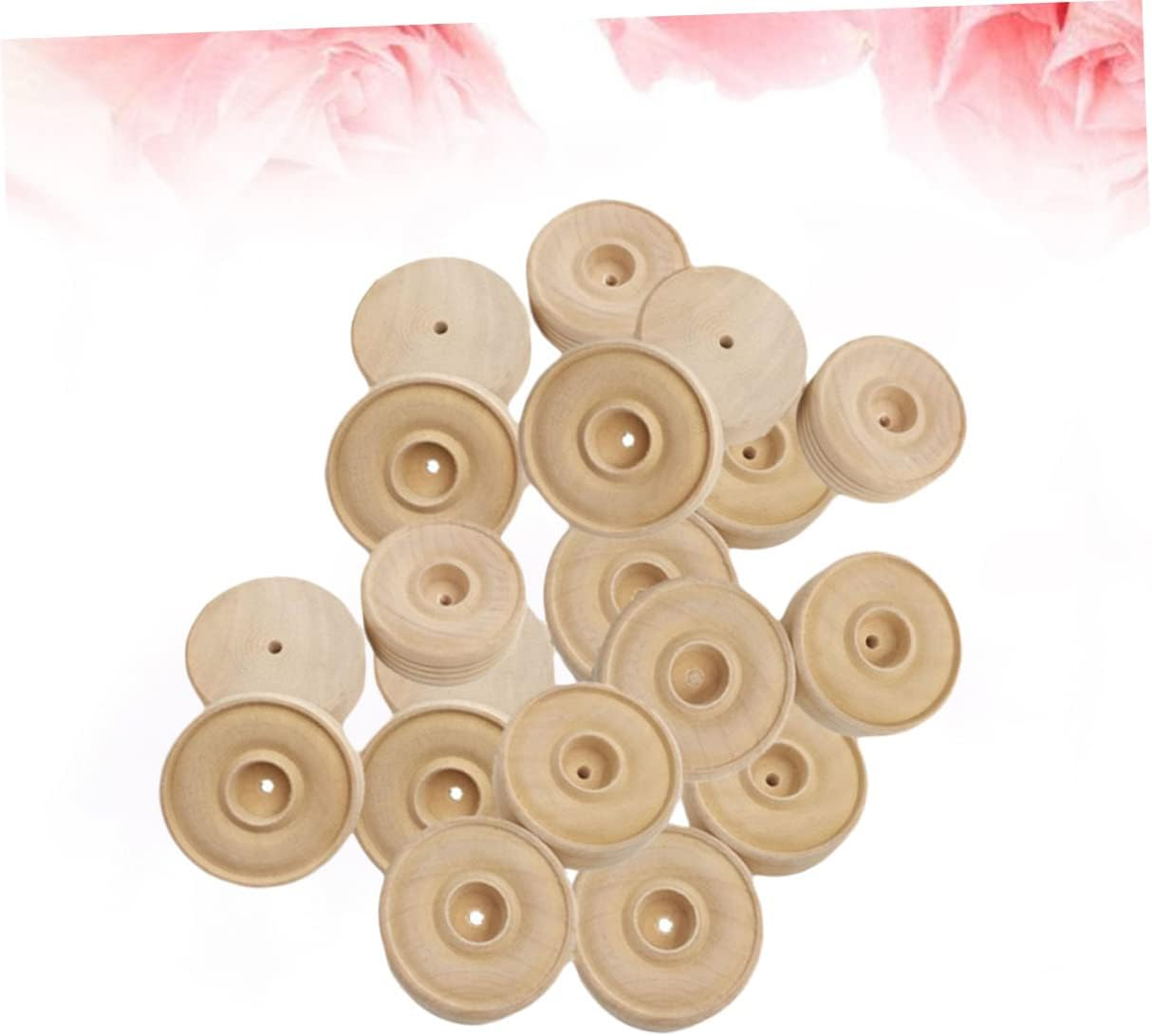 VILLFUL 25Pcs round Toy Wheels DIY Handmade Craft Supplies for Toy Accessories for Crafting and Creating Custom Toys image number 5