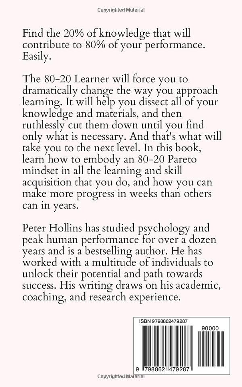 The 80-20 Learner: Shortcuts to Fluency, Knowledge, Skills, and Mastery image number 2