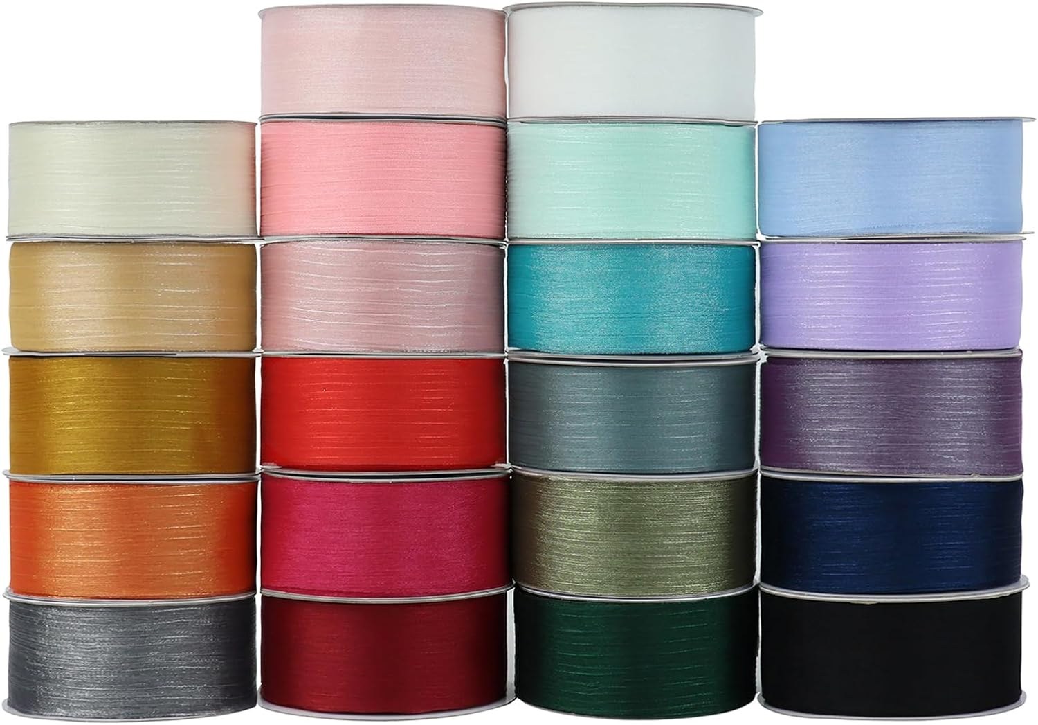 Gift Ribbon Chiffon Ribbon Wedding Ribbons for Gift Wrapping 1.5 Inch X 25 Yard Dark Green image number 4