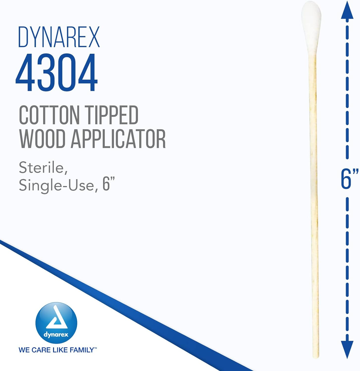 6" Cotton Tipped Applicators, Sterile, 1S, Box of 100 image number 3