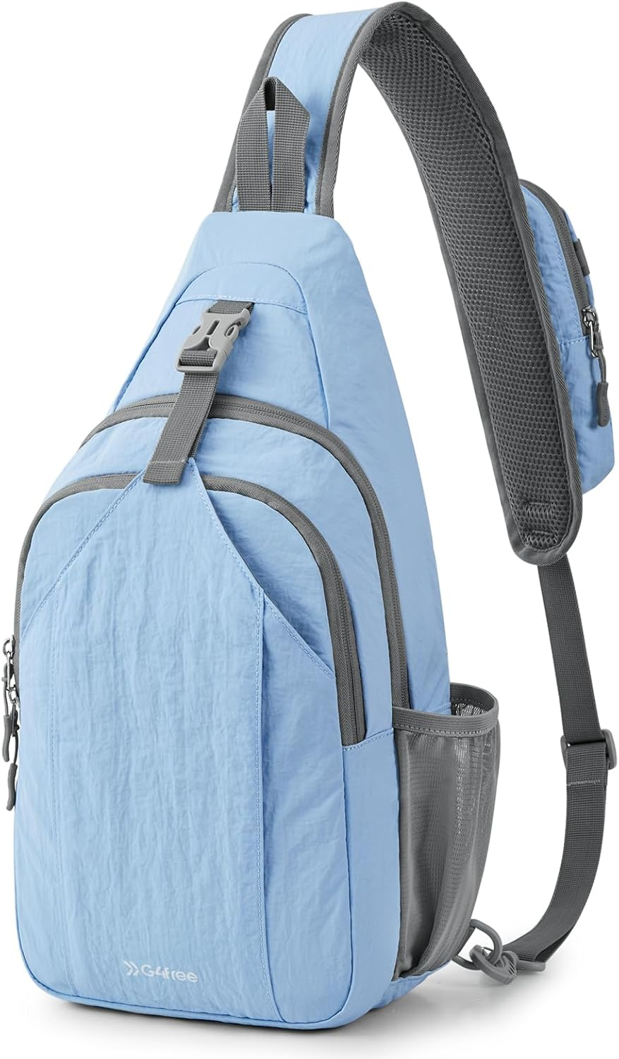 G4Free Sling Bag RFID Blocking Sling Backpack Crossbody Chest Bag Daypack for Hiking Travel