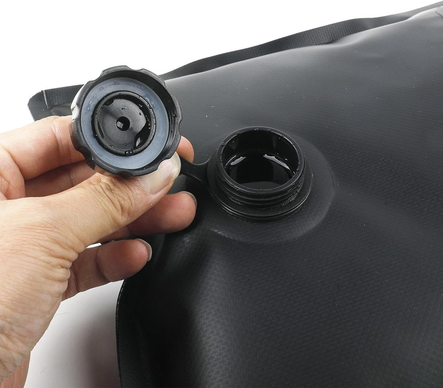 Amagogo Water Weight Bag Sandbag Portable Heavy Duty Black Weight Sand Bag Flag Base Weight for Canopy Tripod Arch Carports image number 5