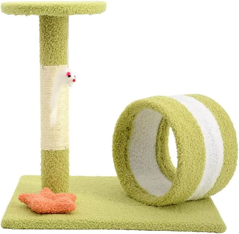 Cat House Sisal Cat Scratching Post with Climbing Frame Cat Toy with Ball Kitten for Indoor Cat Climbing Frame Cat Tree Tower image number 4