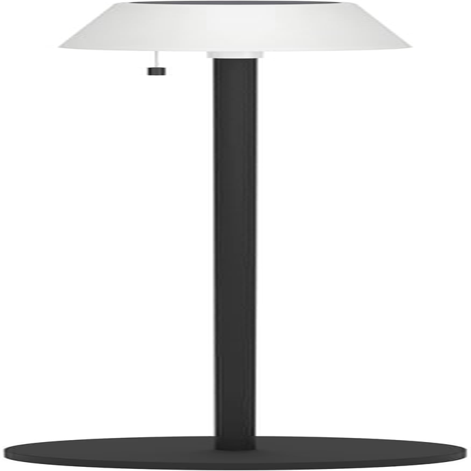 EGLO Montapalma-L Solar Floor Lamp, Wireless Battery Floor Lamp with Pull Switch, Lamp Living Room Dimmable Steel in Black, Plastic, White, Warm White, RGB, IP54 image number 1