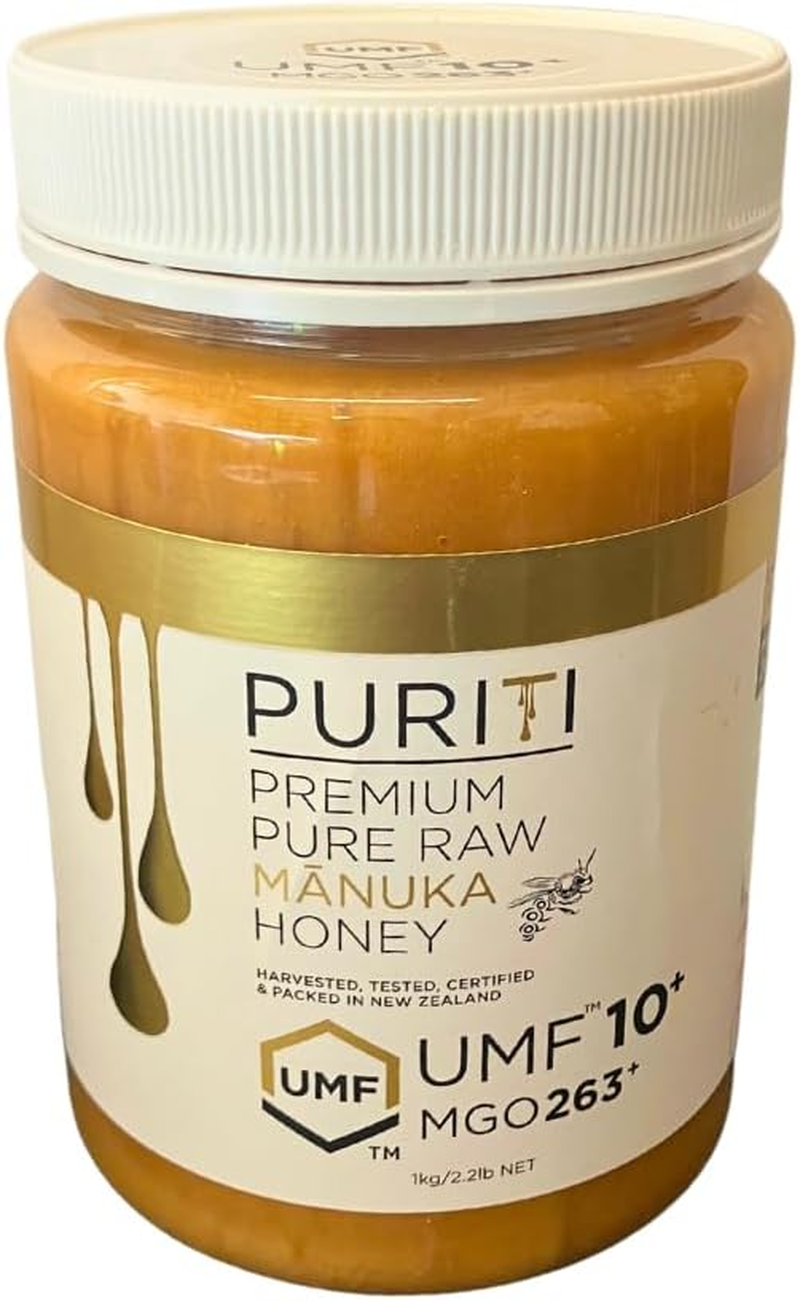 Puriti Premium Pure Raw Manuka Honey UMF 10+ MGO 263+ 1Kg