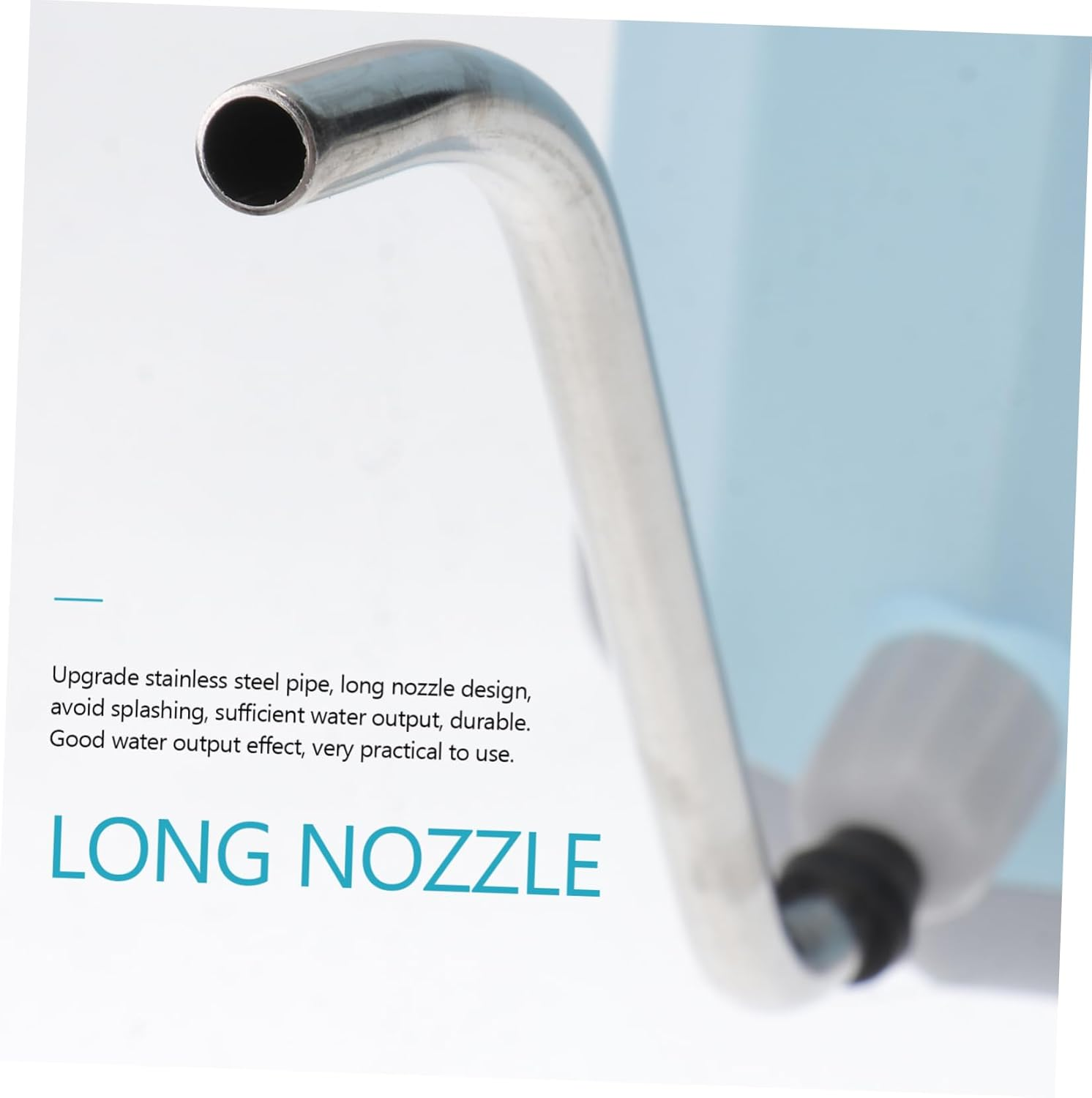 SUPVOX Watering Can for Garden Plants Long Spout Plastic Kettle for Bonsai and Indoor Gardening image number 5