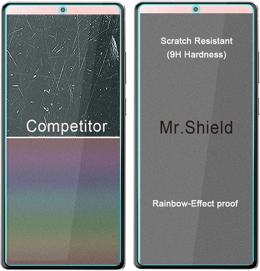 Mr.Shield [3-Pack] Designed for Samsung Galaxy Note 20 5G [Tempered Glass] [Japan Glass with 9H Hardness] Screen Protector with Lifetime Replacement
