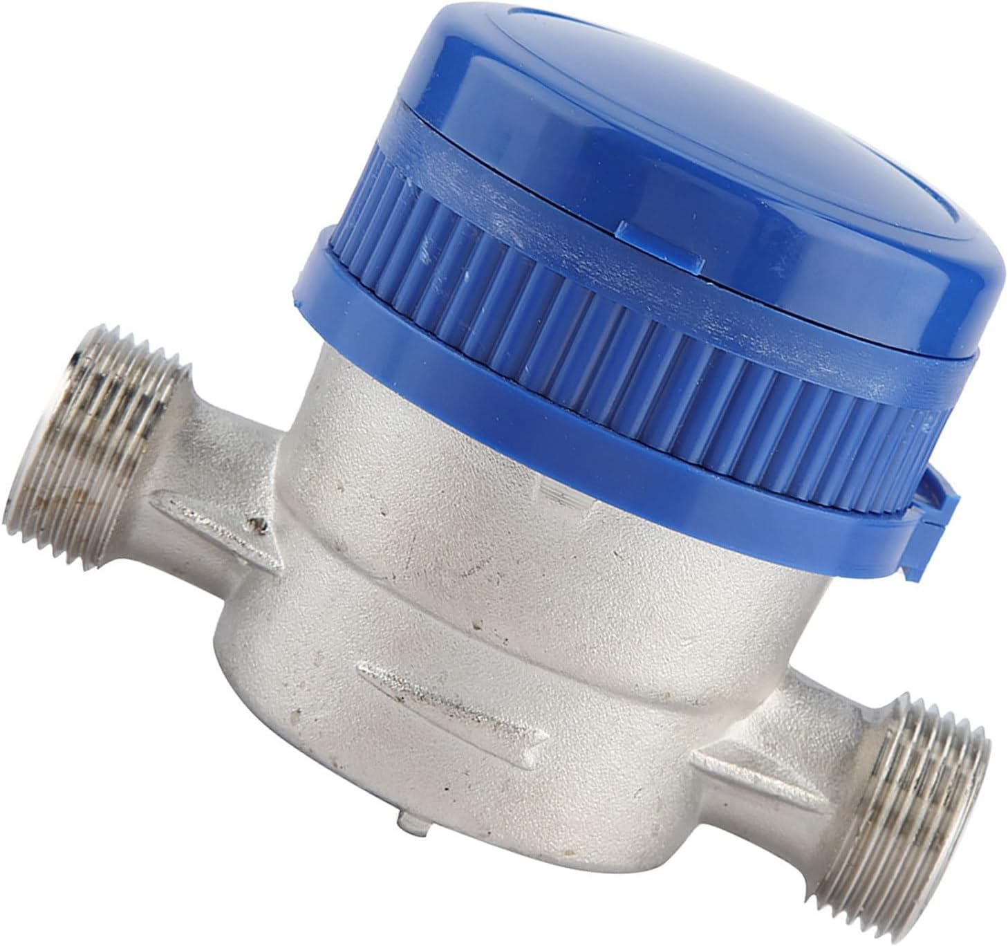 Mechanical Water Meter for Water Meter, Watermeter Garden and Home Usage 15Mm Copper Cold Water with Arbitrary Rotation Function and 6 Accessory