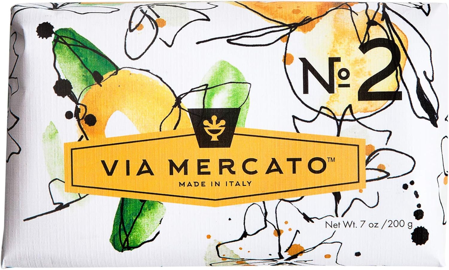 Via Mercato Italian Soap Bar (200G), No. 2 - Green Tea and White Musk image number 6