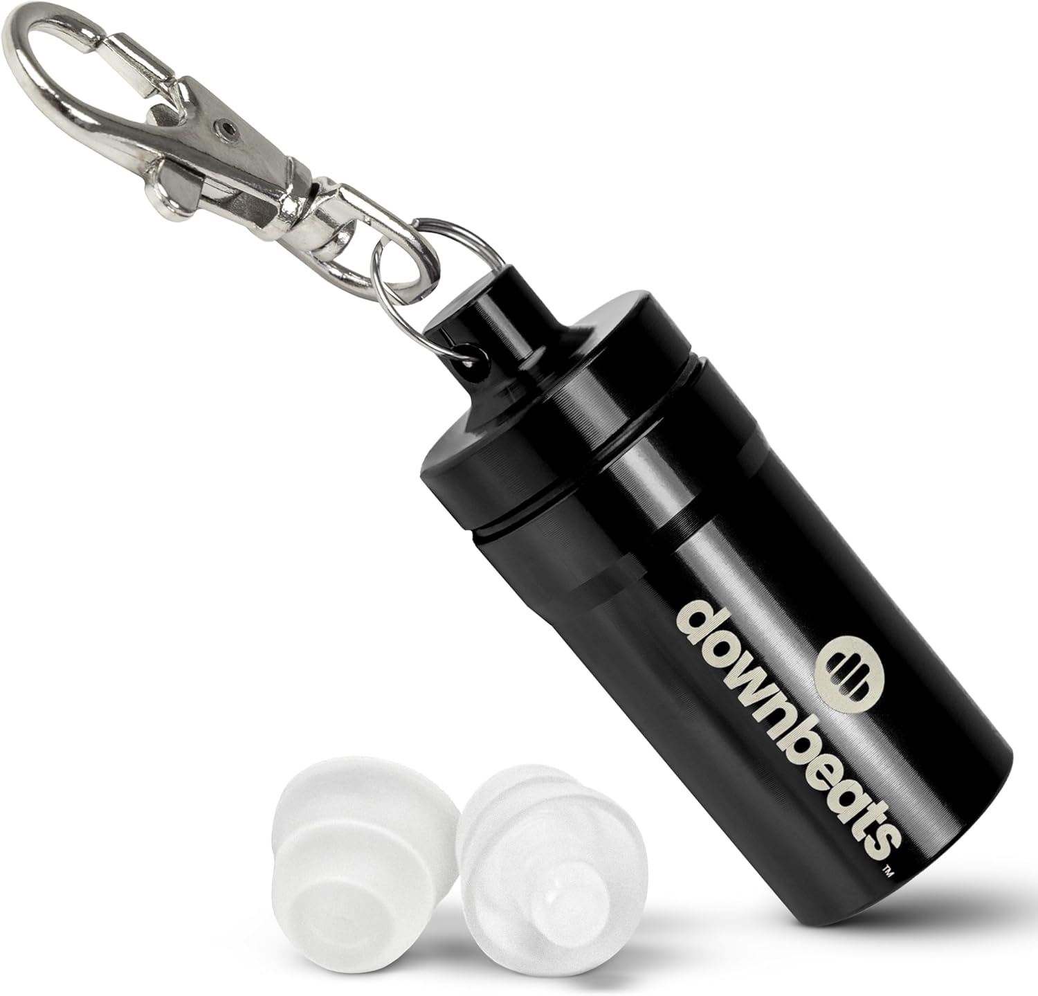Downbeats Reusable High Fidelity Hearing Protection: Ear Plugs for Concerts, Music, and Musicians (Purple Case)