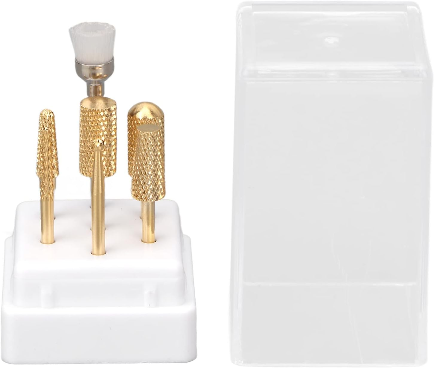 QANYEGN Sanding Disc Nail Drill Bits, Stainless Steel Rotatable Nail Drill Bits, Cuticle Remover Bits Kit for Acrylic Gel Nails Cuticle Manicure image number 6