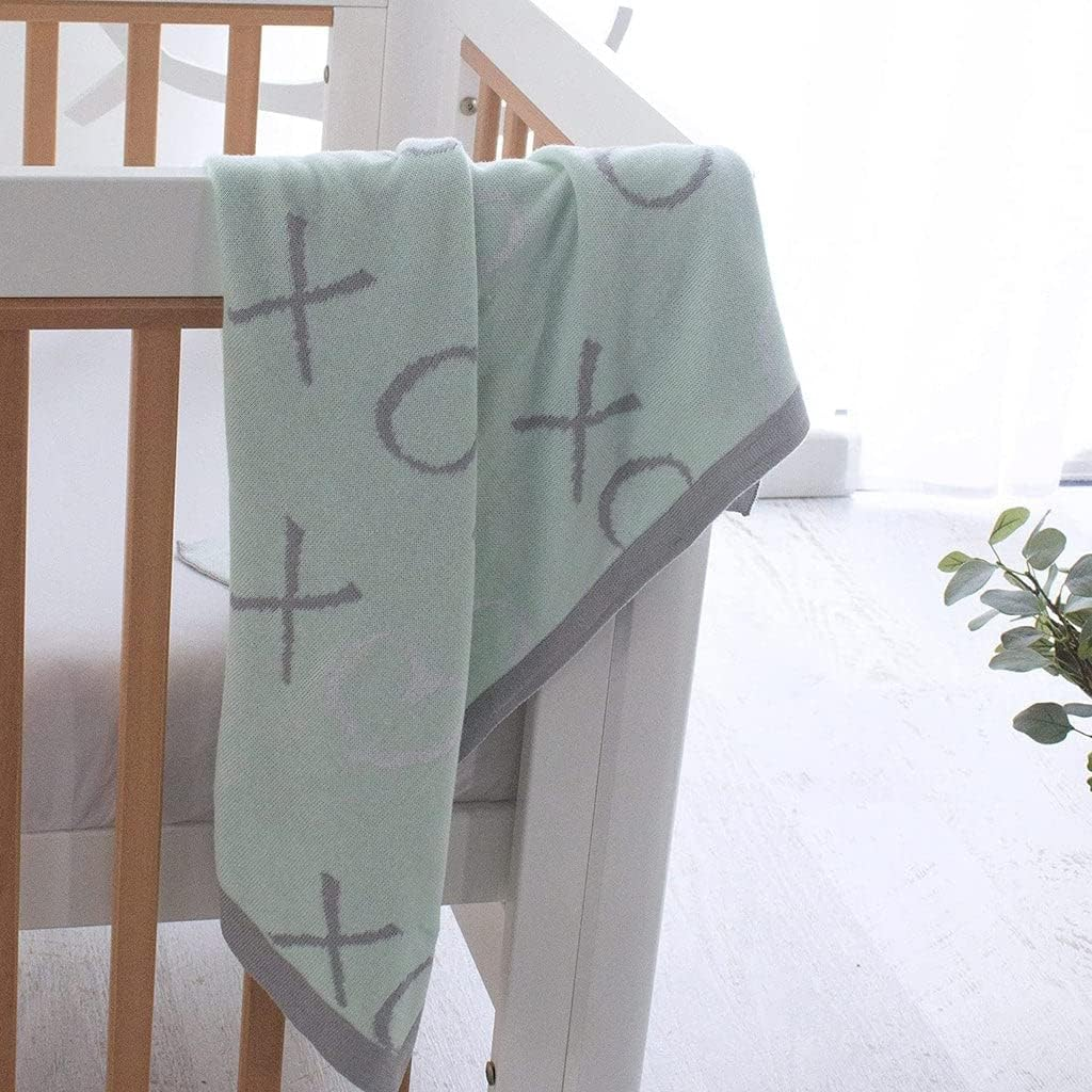 Bubba Blue Bamboo Knit Blanket, Mint Meadow (101580)