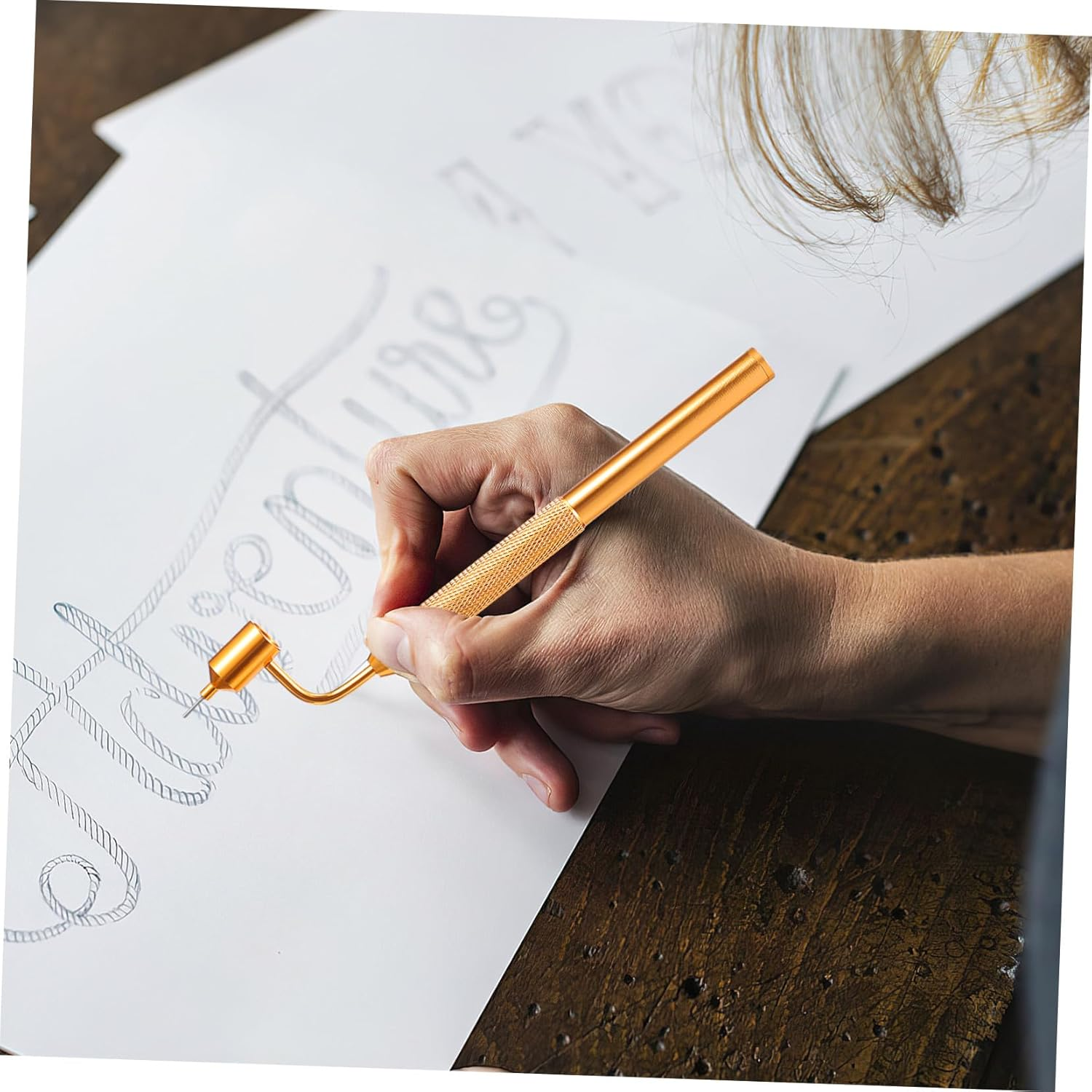 PRETYZOOM Car Paint Scratch Repair Pen Fine Line Fluid Applicator with Dropper Needle Precision Detailing Touch-Up Tool for Vehicles Enhanced Grip for Accurate Refinishing image number 1