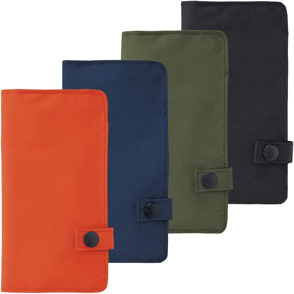 LIHITLAB Slim Pen Case, 7.5 X 4.3, Black (A7585-24) (A-7585-24) image number 1