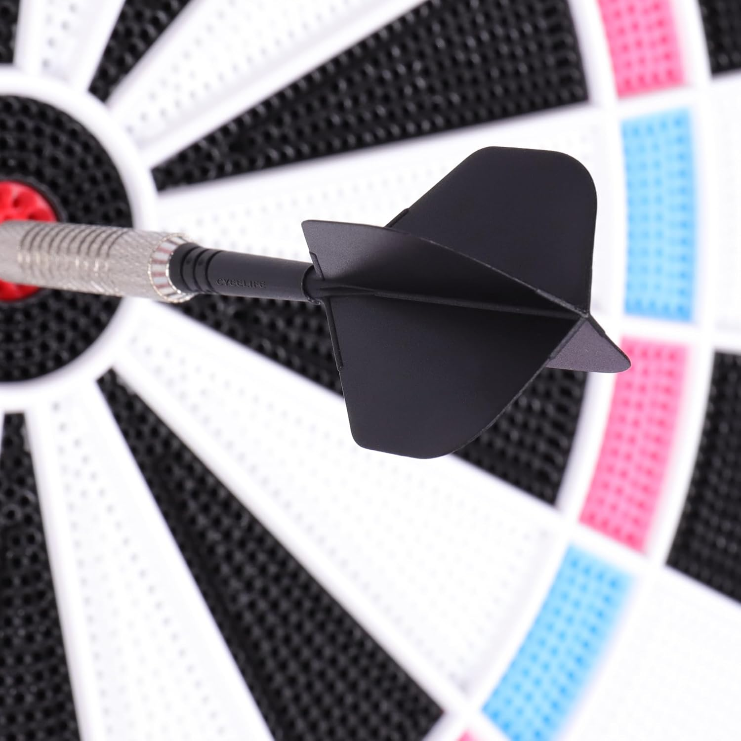 Cyeelife 6Pcs 2BA Moulded Dart Flights and Shafts,One Piece Accessory 4 Colors CF02 image number 3