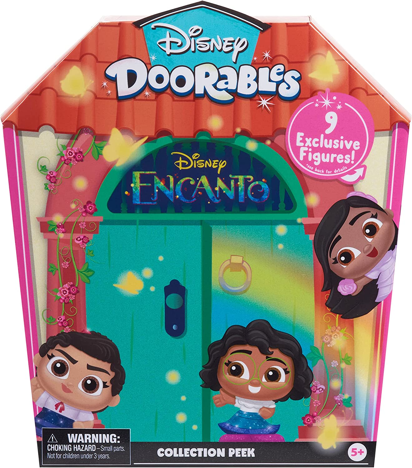 Disney Doorables Encanto Collection Peek Mini Figure Playset (9 Pieces)