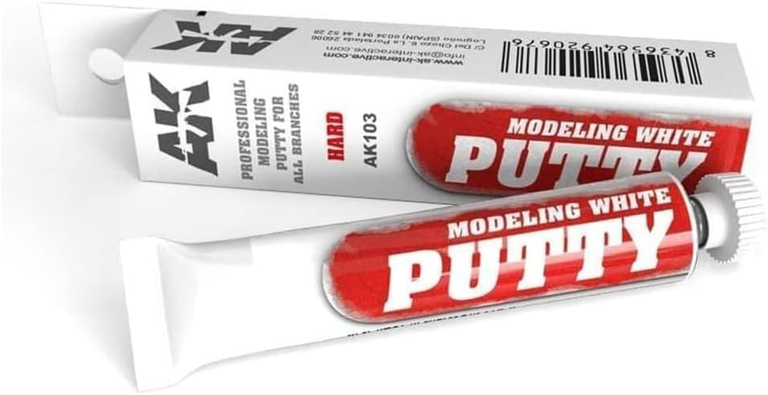 AK Interactive Modelling Putty- White (20Ml)