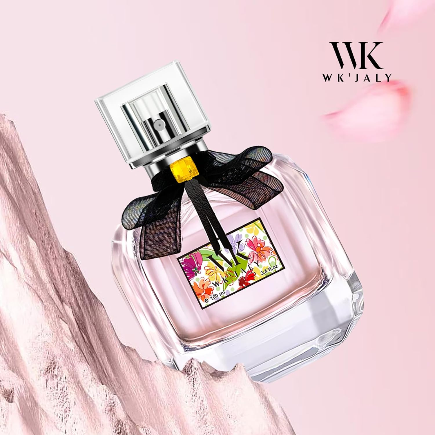 WK JALY Floral Drunk Eau De Parfum Spray, Women'S Perfume, with Notes of Rose, Sandalwood, Long Lasting Fruity Fragrance, 100Ml image number 3