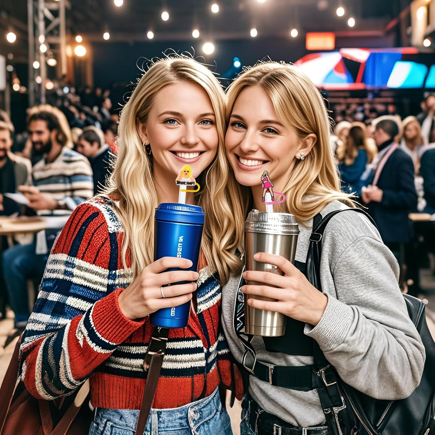 6Pcs Taylor Silicone Straw Covers Caps Compatible with Stanley Cups 30 Oz / 40 Oz Straw Toppers 10Mm Silicone Cute Straw Stopper Stanley Cup Accessories image number 3