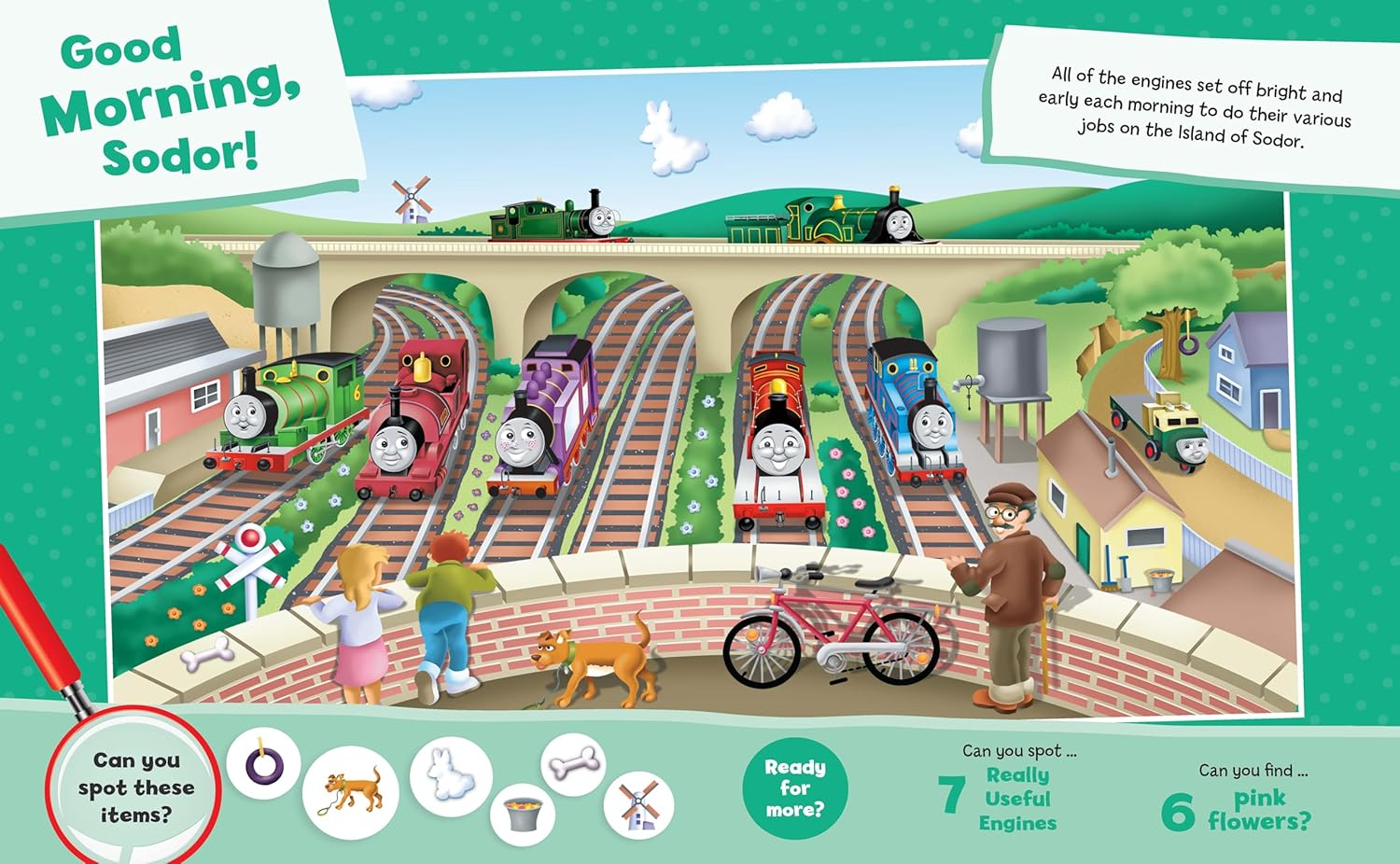 Where&rsquo;S Thomas?: a Sodor Search-And-Find Adventure image number 4