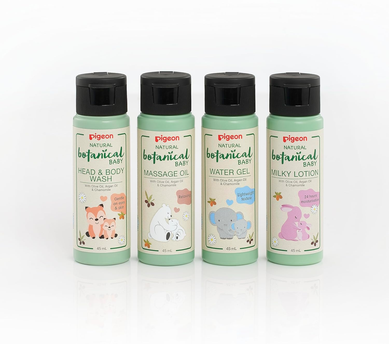 Pigeon Natural Botanical Baby Travel Pack, Green