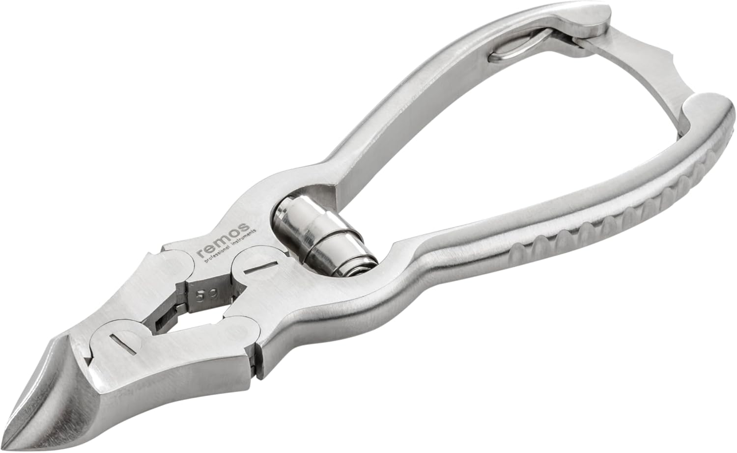 Remos Pedicure Tongs with Gear Ratio for Thick Nails, Two Tip Cutting Edge, Stainless Steel, Length 12 Cm image number 1