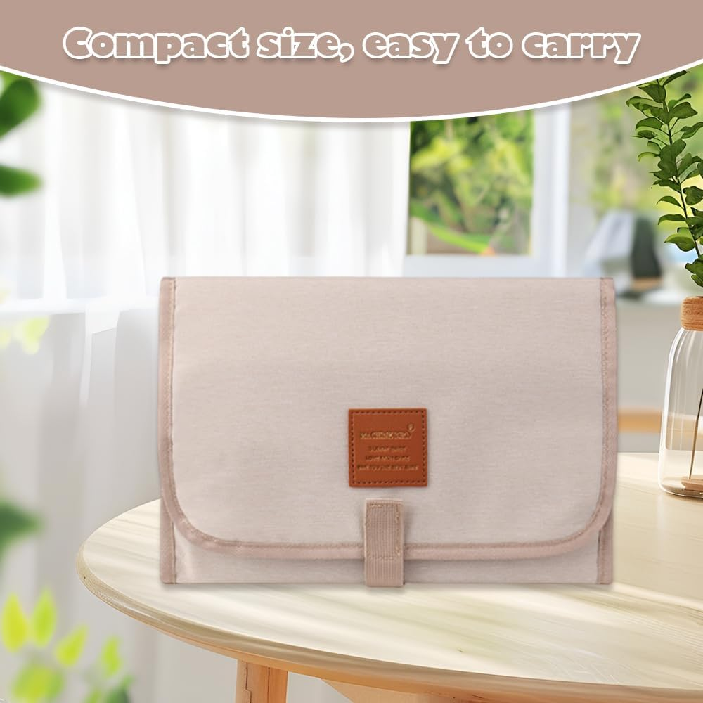 1X Ultra-Portable Changing Mat, Foldable Changing Mat,Compact Foldable Design,Universal Diaper Pad for Toddlers, Outings & Travel image number 1