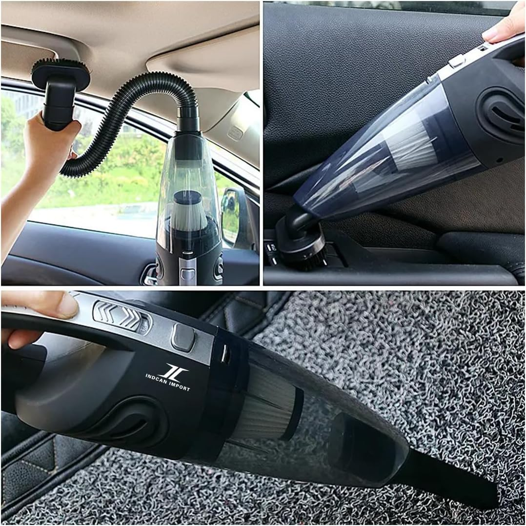 Portable Car Vacuum Cleaner High Suction Handheld Auto Vacuum for Car Interior Detailing Cordless, Powerful & Lightweight Mini Vacuum for Cars, Trucks & Suvs image number 5