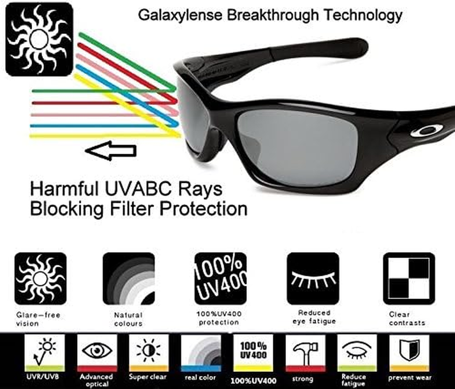 Galaxylense Men'S Replacement Lenses for Oakley Frogskins Polarized image number 2