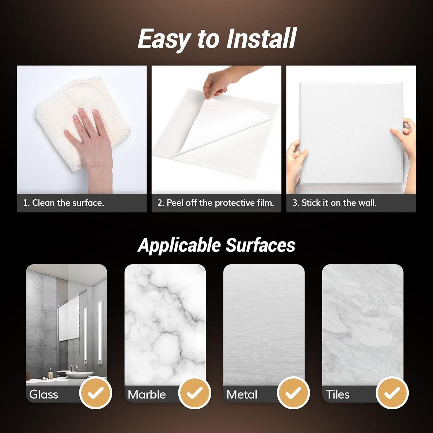 18 Pack Sound Proofing Panels Self-Adhesive, TONOR 30X30X0,9Cm Square Acoustic Absorbing Panels for Wall, High Density Insulation Soundproofing Panels for Recording Studio, Game Room, Offices, White image number 2