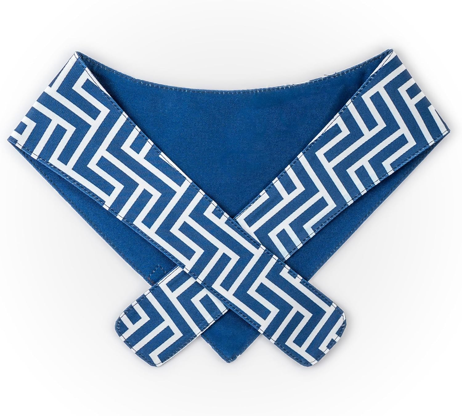 Paws Boutique Premium Dog Bandana/Scarf | Design: Geometrically Chic | Reversible Dual Layered/Sided | Small, Medium & Large Pets | Unique Style | Accessories for Puppies & Dogs (S)