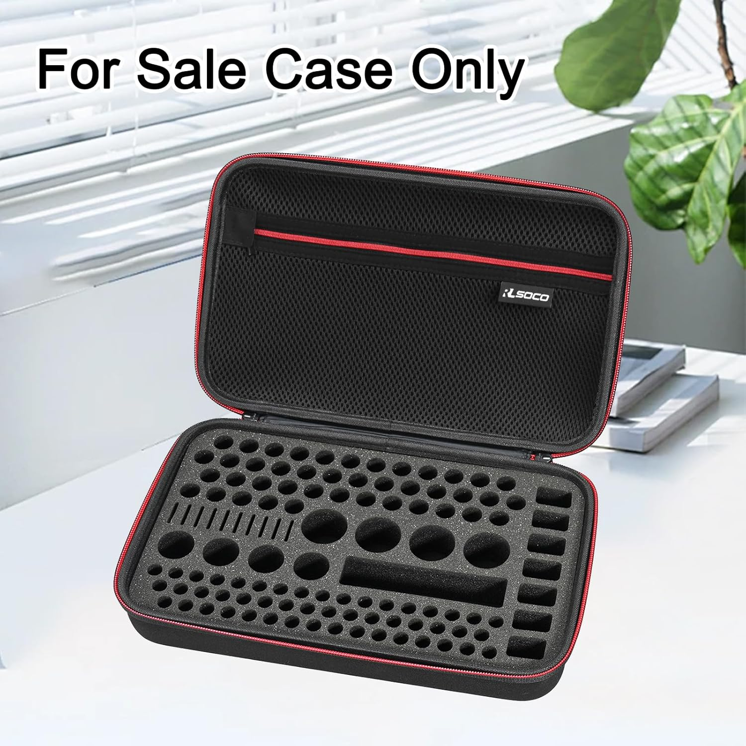 RLSOCO Battery Organizer Storage Case - Holds 120+ Batteries: AA, AAA, C, D, 9V & More - Black image number 4