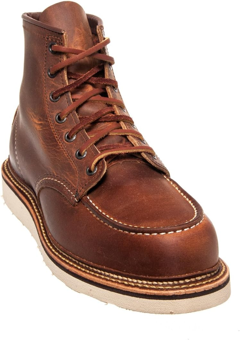 Red Wing Mens Classic Moc Toe Brown Size: 10 US / 9 AU image number 4