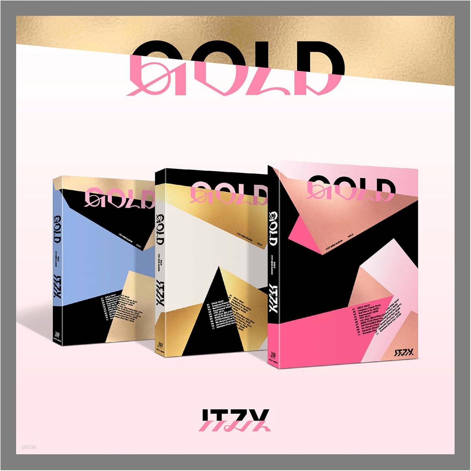 ITZY Gold 2Nd Album Standard Random Version Cd+72P Photobook+1P Folding Poster on Pack+2P Postcard+2P Photocard+Tracking Sealed