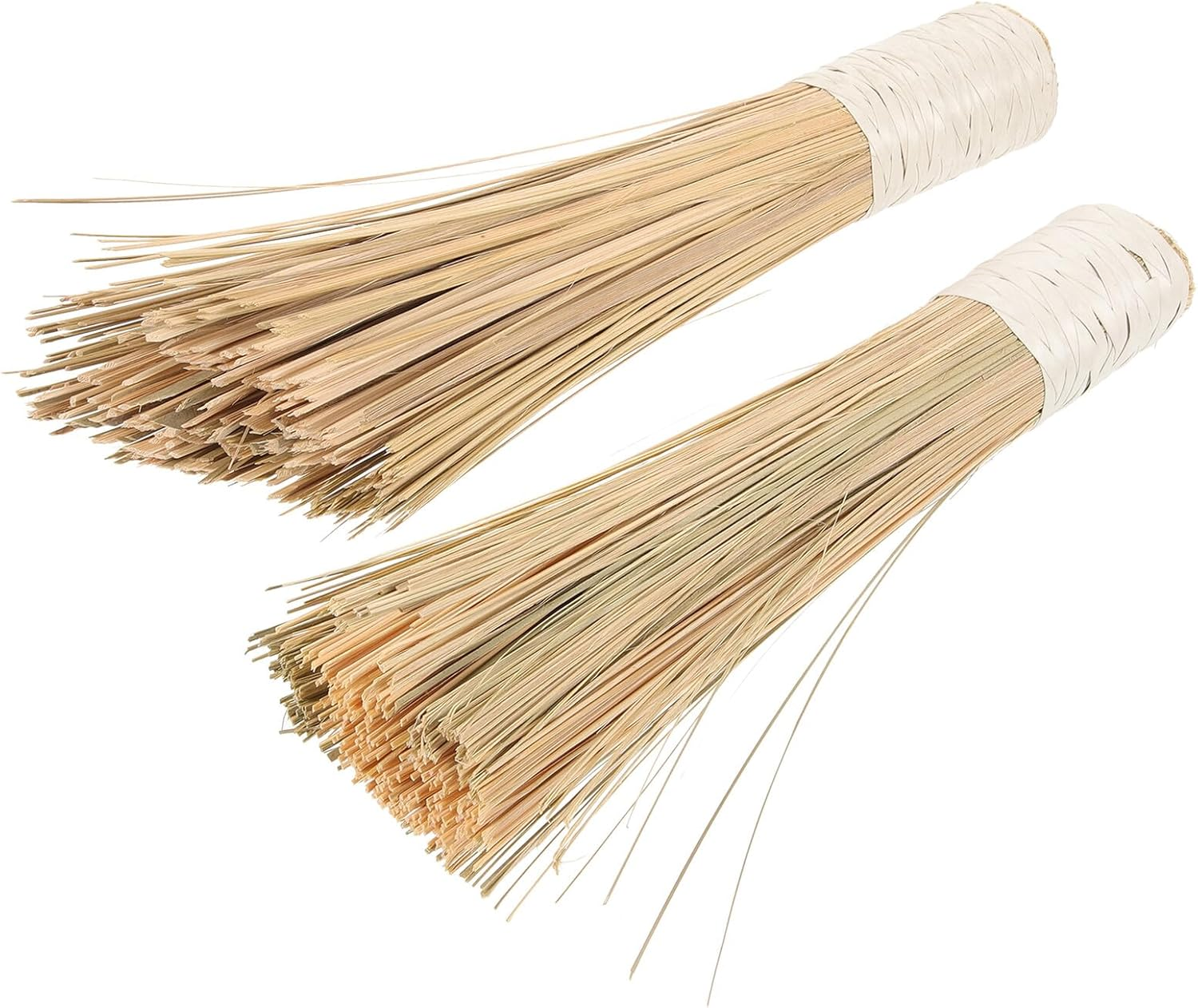 WEKADRIN 2Pcs Bamboo Wok Brush Cleaning Scrubbers with Comfortable Non-Slip Handle for Heavy-Duty Kitchen Use Non-Stick Cookware and Dishes image number 6