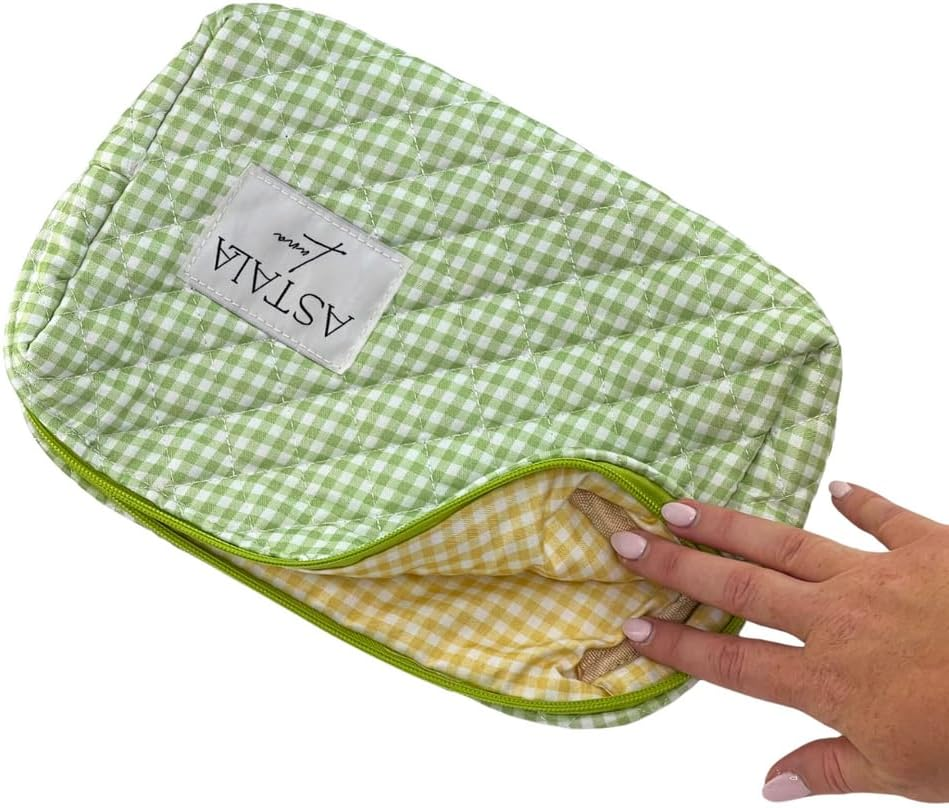 Astala Luna Cosmetic Travel Case - Blue, White image number 2