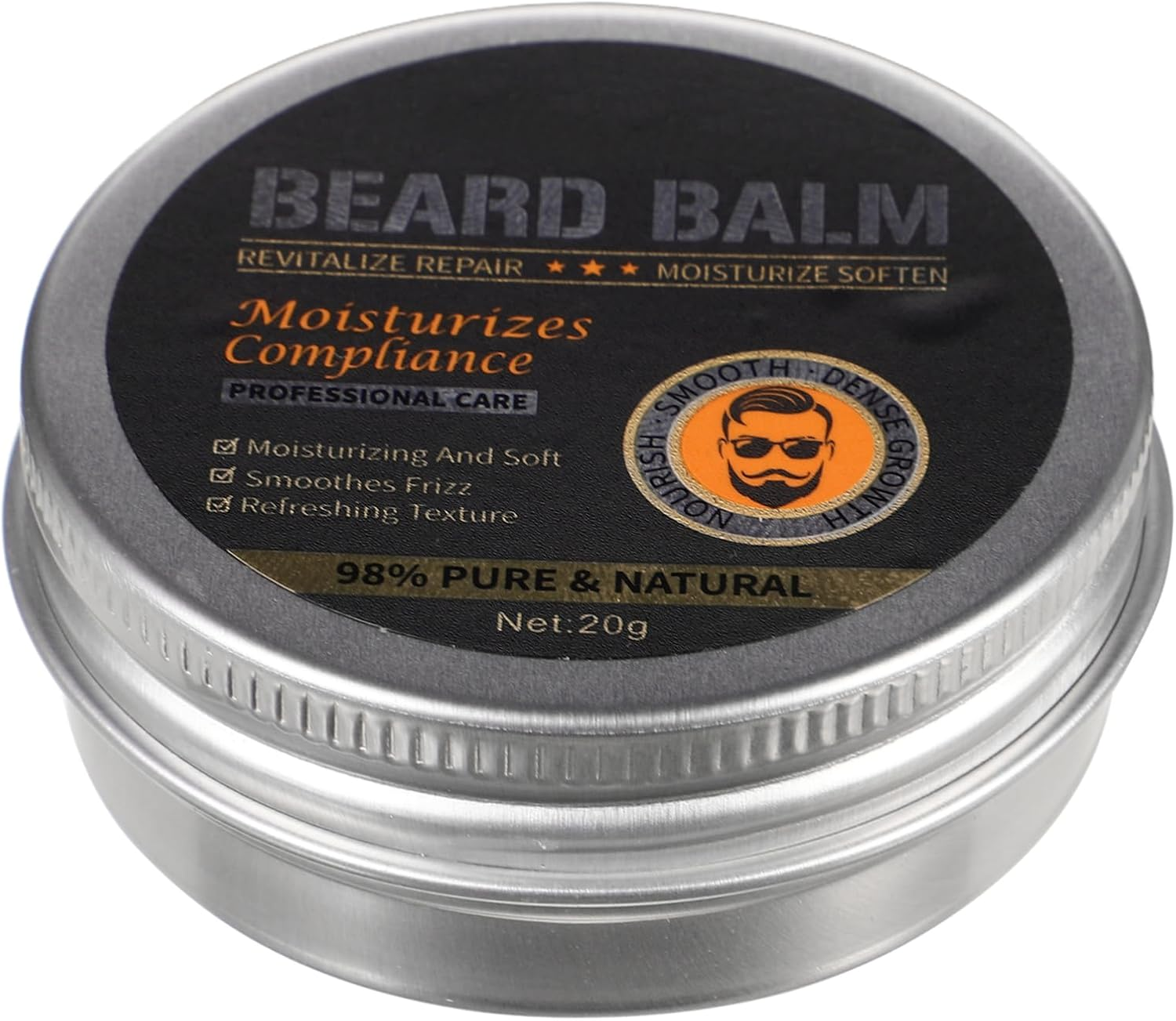 Mikinona Men'S Beard Care Balm Beard Conditioner Moisturizer for Softening Grooming image number 1