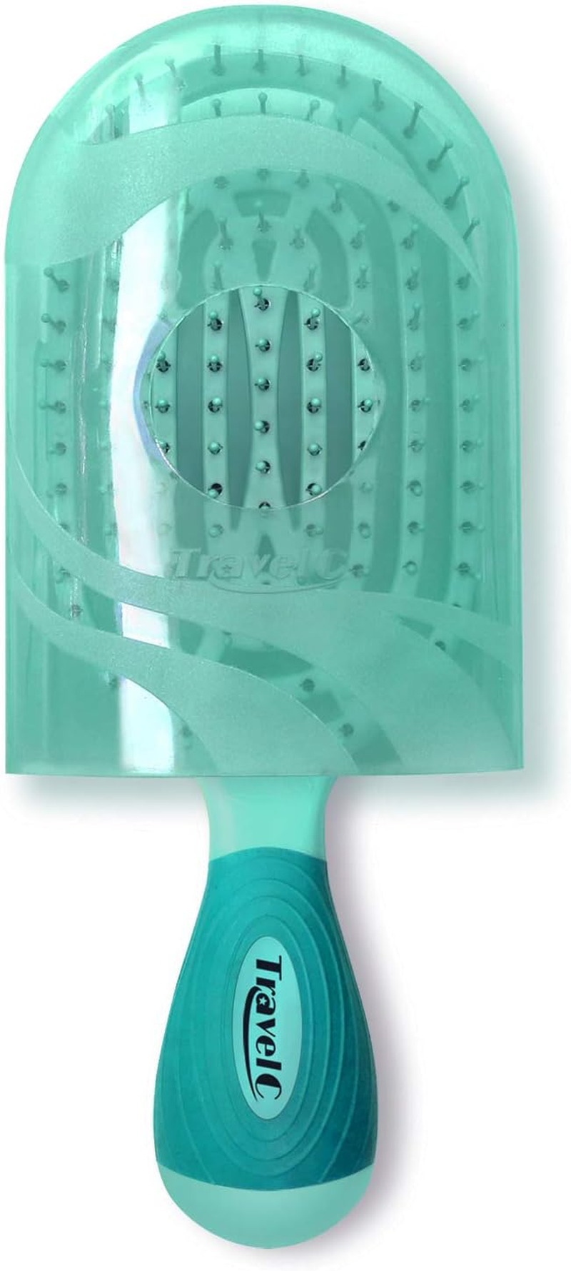 Nuway&reg; U.S. Patented Vented Travelc&reg; for All Hair Types Is Hair Dryer Safe (Teal) image number 3