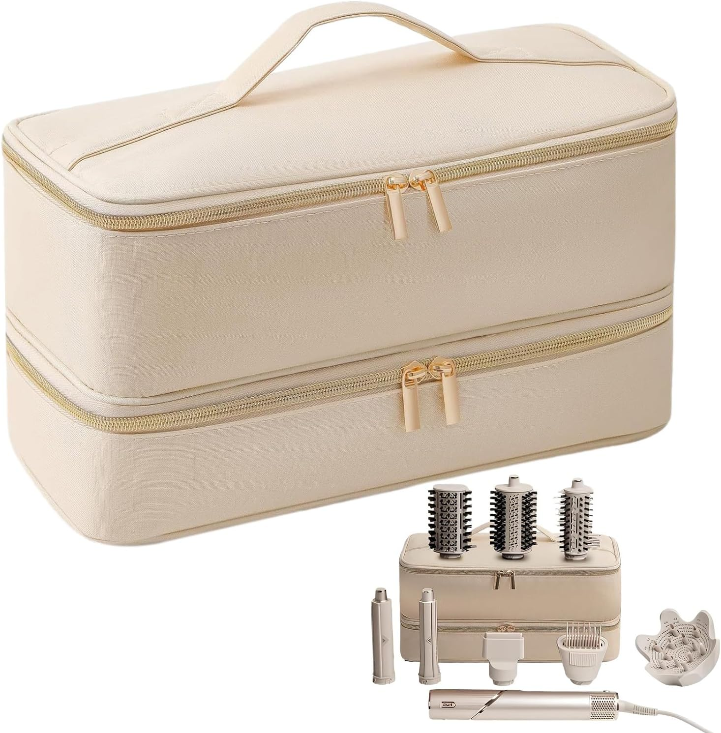 Hair Tool Bag | Handheld Portable Hair Dryer Case - Dustproof Travel Carrying Case, Hair Air Wrap Dryer Case, Hair Tool Storage Organizer for Women